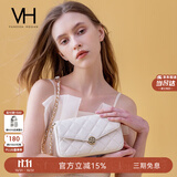 VANESSA HOGAN VH女包山茶花方包轻奢简约菱格腋下单肩小包通勤斜挎包生日礼物