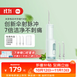 米家小米立式冲牙器洗牙器水牙线F300薄荷绿创新散射脉冲4档模式3种喷嘴生日礼物送礼物