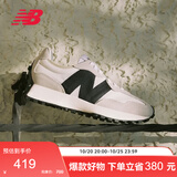 NEW BALANCE秋季男女同款运动复古厚底米白色休闲鞋327系列MS327FE 41.5