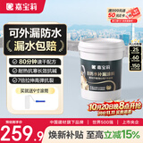 嘉宝莉防水涂料屋顶防水胶补漏材料高弹性丙烯酸房顶水泥色防水20kg 