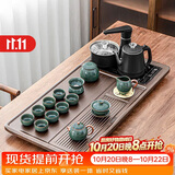 琦轩源茶具套装家用整套全自动上水一体功夫泡茶台烧水壶简约茶盘