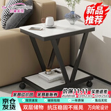 时黛家居（shidaijiaju）茶几简约轻奢家用客厅创意钢化玻璃小户型角几客厅卧室边几