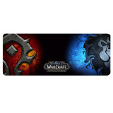 森松尼RAKOON加长游戏鼠标垫 键盘垫 加大鼠标垫加厚加长锁边魔兽世界WOW游戏鼠标垫80厘米 部落VS联盟80x30