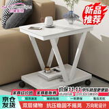 时黛家居茶几简约轻奢家用客厅创意钢化玻璃小户型角几客厅卧室边几