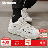 斐乐面包鞋｜FILA FUSION潮牌篮球鞋男士低帮运动鞋休闲鞋老爹鞋 燕麦色-OM 41