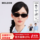 MOLSION陌森【热销爆款】太阳镜猫眼防晒驾驶偏光墨镜 MS3103C10