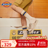 Dickies拖鞋男鞋夏季室外透气鞋子男士凉拖鞋潮流一字拖鞋外穿沙滩鞋 军米色 39