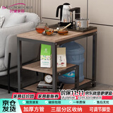 时黛家居沙发边几边桌大理石纹简约客厅置物茶水架床边角几茶几桌