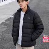 阿迪达斯（adidas）棉服男装 2026秋冬新款户外保暖运动服潮流时尚休闲加厚夹克外套 KF2710/黑色/立领 L