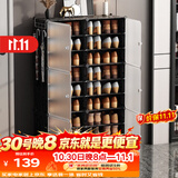 安尔雅 简易鞋柜经济型简约防尘小鞋架子多层组装塑料收纳柜玄关柜