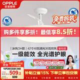 欧普照明（OPPLE）【送装一体】风扇灯42寸全光谱1级能效智控风扇餐厅厨房卧室 冰风
