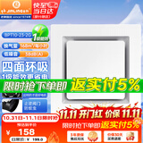 金羚（JINLING）排气扇卫生间集成吊顶排风扇厨房换气扇300*300  BPT10-23-2G