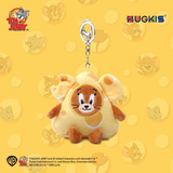 皓奇乐（HUGKIS）猫和老鼠毛绒玩具钥匙扣书包包挂饰可爱搞怪卡通周边玩偶公仔挂件 10cm奶酪杰利【挂件】 【现货速发】