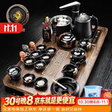 原和功夫茶具套装家用整套自动烧水一体茶盘茶杯茶壶办公会客现代茶台
