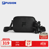 FILA FUSION斐乐潮牌情侣款挎包时尚休闲单肩包斜挎包-重复 深黑-BK XS