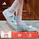 adidas「冰淇淋T头鞋」VS JOG 2.0薄底运动鞋男女阿迪达斯轻运动 浅天蓝/金属银/亮白 (推荐女生选小半码)   37