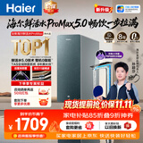 海尔（Haier）鲜活水ProMax5.0 反渗透1200G整机0阻垢家用净水器厨下龙头杀菌后置抑菌双守护双出水可直饮R302