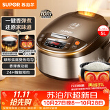 苏泊尔（SUPOR）电饭煲4-5人大容量5升球釜柴火饭电饭锅家用煲汤煮粥锅多功能智能预约微压电饭锅50FC733