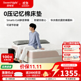 甜秘密（SweetNight）护脊大师 0压记忆棉床垫独袋弹簧 可拆洗透气华夫格面料席梦思 护脊大师A丨双面睡感丨25CM厚 1.8米*2米
