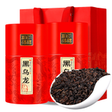 郭大侠新茶叶油切黑乌龙茶500g浓香型送人礼盒罐装礼品茶 黑乌龙茶罐装 500g*1件