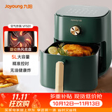 九阳（Joyoung）空气炸锅家用5L大容量不沾易清洗蒸汽嫩烤准确定时无油煎炸蒸烤一体机 KL45-VF501