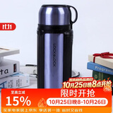 乐扣乐扣（LOCK&LOCK）保温壶304不锈钢保温保冷水壶户外露营旅行壶1.8L蓝色