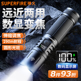 神火（SupFire）强光手电筒户外远射小型家用便携高亮度超长续航充电式LED应急灯