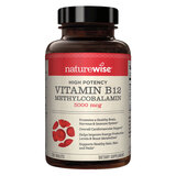 自然薇萃（naturewise）甲钴胺片营养修复神经B族维生素b12叶酸成人中老年美国进口 120粒