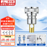 潜水艇（Submarine）XT4洗衣机接头4分洗衣机防脱落自动止水接头角阀龙头4分转接头