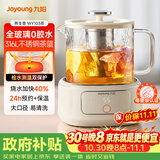 九阳（Joyoung）九阳时尚养生壶全玻璃1代 1L迷你家用煮茶器 316L茶篮 0金属0胶水恒温冲奶烧水壶 WY103（茶）