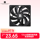 利民（thermalright）TL-C12C EXTREM 黑色12cm机箱风压扇 双滚珠轴承 4PIN串接PWM接头 1850转速