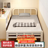 忆琳居折叠床家用单人床办公室午休床1.2米硬板床加床便携简易 100cm宽【经济款+加厚框架】