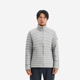 迪卡侬羽绒服TREK100冬季轻薄运动户外保暖排骨服冰川灰L-5245238