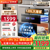 荣事达（Royalstar）消毒柜嵌入式家用消毒碗柜嵌入式120升大容量304不锈钢厨房消毒碗筷烘干一体机家用母婴消毒柜