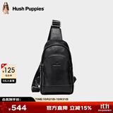 暇步士（Hush Puppies）男士胸包潮流斜挎包高端轻便单肩小包旅行腰包手机包