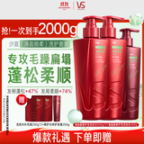 沙宣大红瓶清盈顺柔护发洗发水500g*2+护发素400g洗护套装控油柔顺