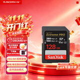 Sandisk闪迪128GB SD内存卡 6K视频 V60 U3 C10 高速相机存储卡 读速280MB/s 写速100MB/s 高清拍摄 畅快连拍
