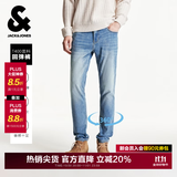 杰克·琼斯（JACK&JONES）男装夏季牛仔裤男弹力901修身裤子百搭男裤休闲男士牛仔裤四季款 牛仔蓝 第一批 30 170 W30/L30