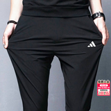 阿迪达斯（adidas） 快干男裤 2026冬季新款梭织运动裤健身训练跑步长裤黑色透气裤子 经典黑/快干透气/主推 2XL 185