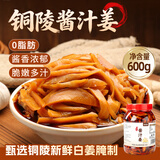 鲜窝窝 酱汁嫩姜600g 酱油姜安徽铜陵白姜醋泡姜芽腌制生姜仔酱菜特产