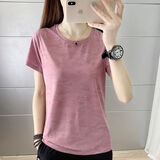 卡柏奇 高弹透气速干恤女超轻短袖户外运动登山半袖吸汗透气跑步快干衣