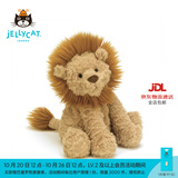 Jellycat波浪毛狮子动物毛绒玩偶公仔安抚潮玩娃娃送礼生日新婚礼物 波浪毛狮子 Medium