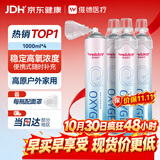 维德（WELLDAY）氧气瓶便携式供氧器孕妇老人吸氧机高原旅游氧气罐1000ml*4瓶
