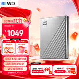 西部数据（WD）移动硬盘2TB type-c Ultra系列 2.5英寸 银 机械硬盘 笔记本电脑外接加密兼容Mac 大容量家庭存储