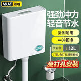 沐唯（muvi）马桶水箱冲便器冲水箱厕所水箱卫生间蹲便器抽水箱蹲坑大冲力水箱