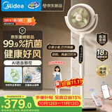 美的（Midea）【幸运草安睡2ProMax】家用空气循环扇直流变频静音小型电风扇净化新款落地扇 智能语音遥控3D摇头