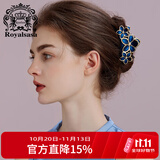 Royal sasa皇家莎莎发饰发抓中号复古发夹盘发抓夹发卡头饰爪夹子时尚饰品
