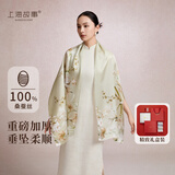 上海故事真丝丝巾礼盒100%桑蚕丝14姆米素绉缎送妈妈生日礼物围巾双11