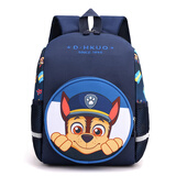 艾欣儿 幼儿园儿童书包女小学生男生卡通动漫小中大班小背包宝宝3456岁双肩包恐龙轻便减负公主汪汪队 蓝色阿奇