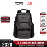 途明（TUMI）ALPHA BRAVO休闲黑色电脑包男士双肩包炭黑色男友老公双11